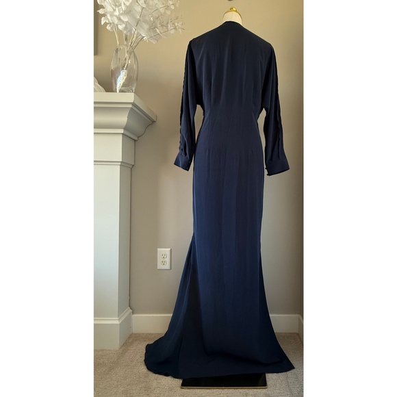 Sachin + Babi Evening Gown in Navy Blue, Sz 6 - Picture 7 of 13